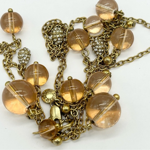 J. Crew Peach Beaded Necklace - Picture 2 of 3
